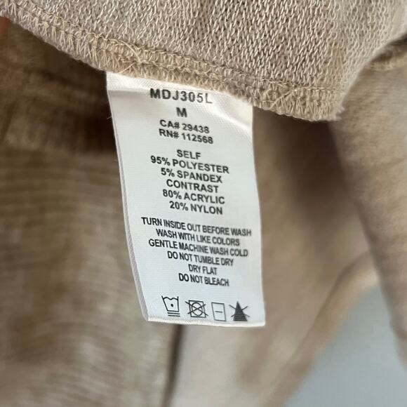 Miss Me Beige Button Up Cardigan Women’s Size M Western Country Aztec - Picture 4 of 5